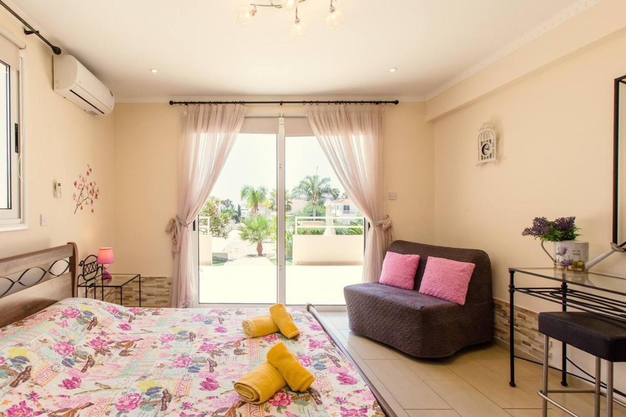 Nissi 3 Pool Access Garden Apartment Ayia Napa Exterior photo