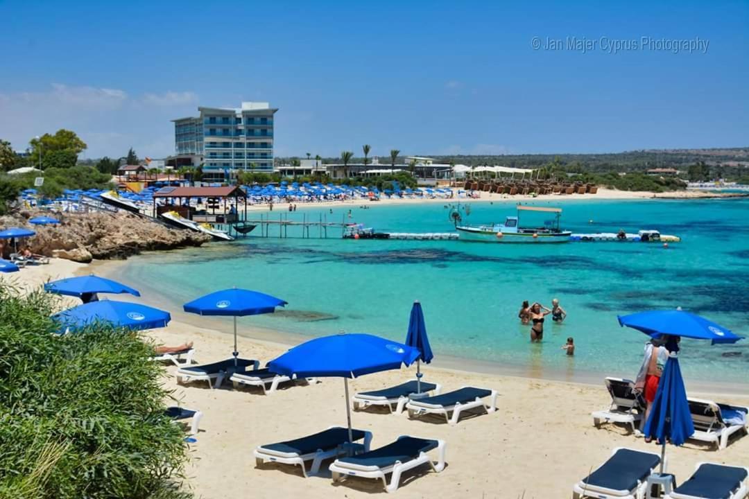Nissi 3 Pool Access Garden Apartment Ayia Napa Exterior photo