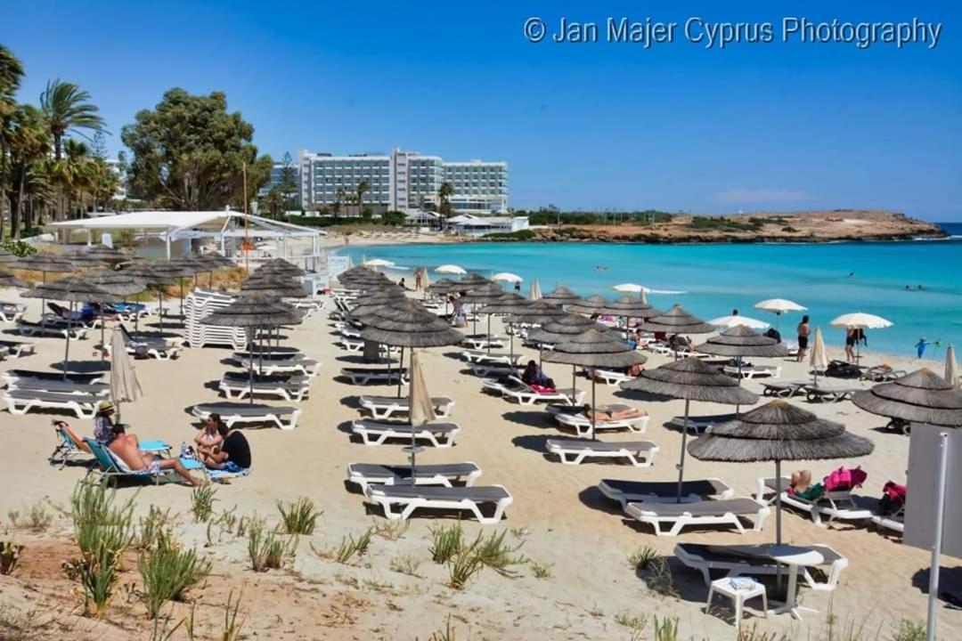 Nissi 3 Pool Access Garden Apartment Ayia Napa Exterior photo